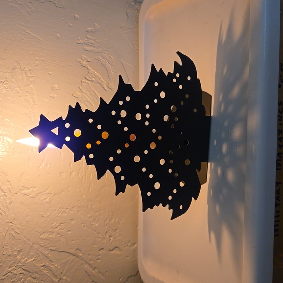 Russ Metal Pine Tree Candle Holder - Picture 4 of 4